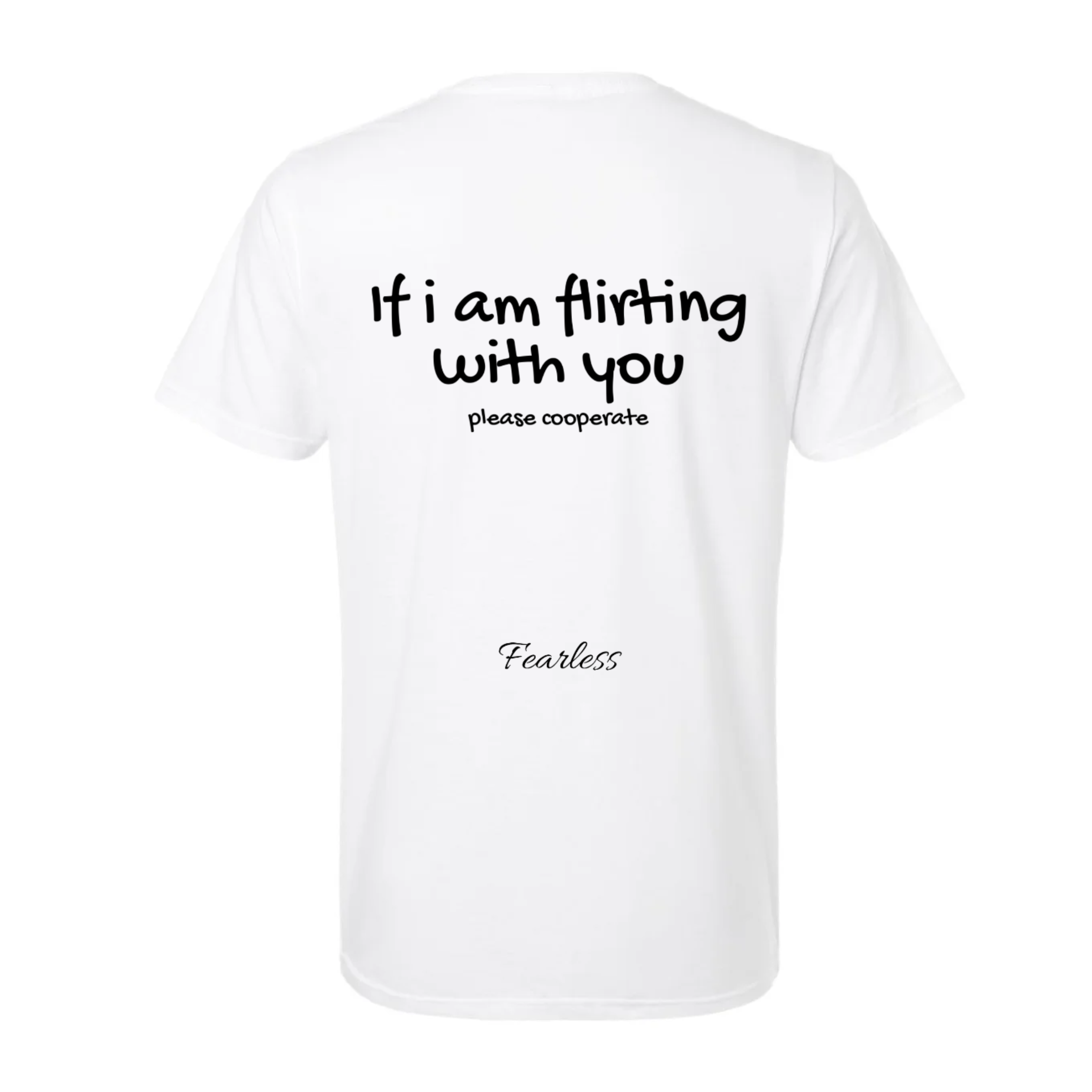 If I am flirting please cooperate